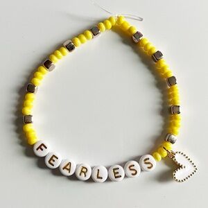 Taylor Swift Eras Tour Friendship Bracelet Fearless